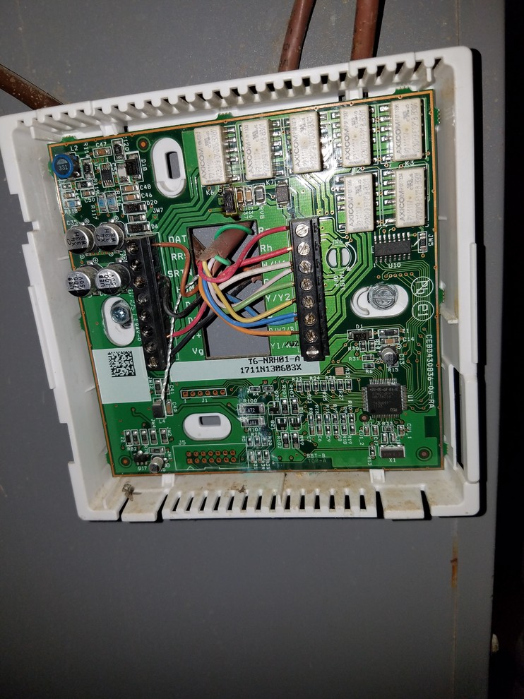 Bryant T6NRH01A Thermostat (2 piece, thermostat and ecm)