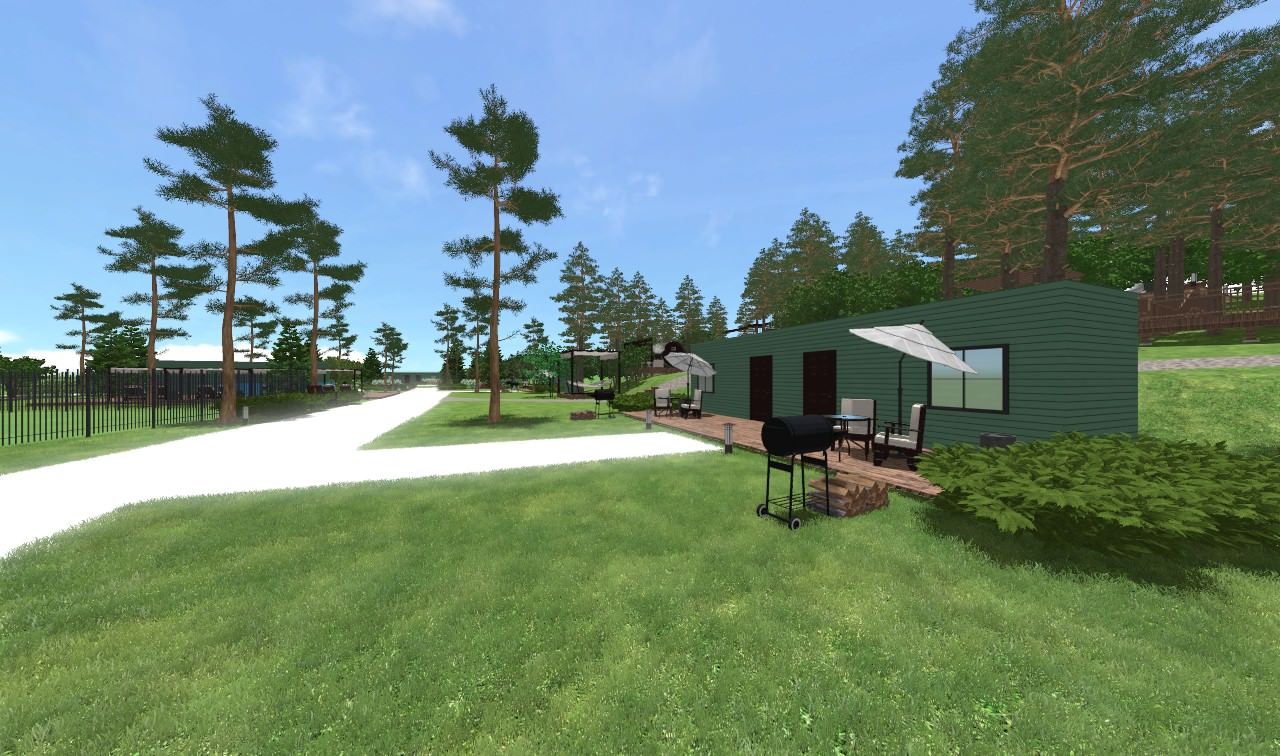 Территория мотеля