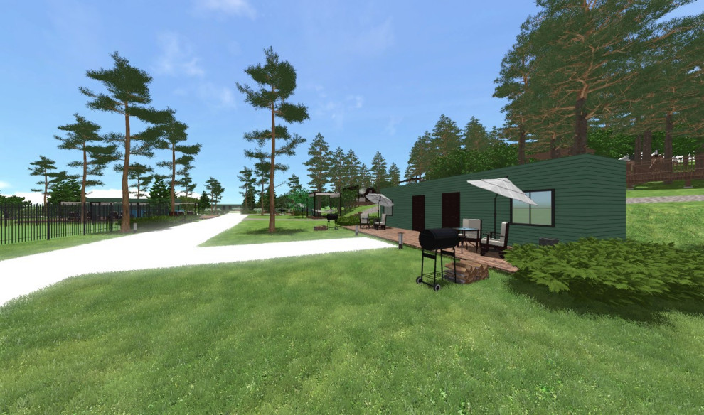 Территория мотеля