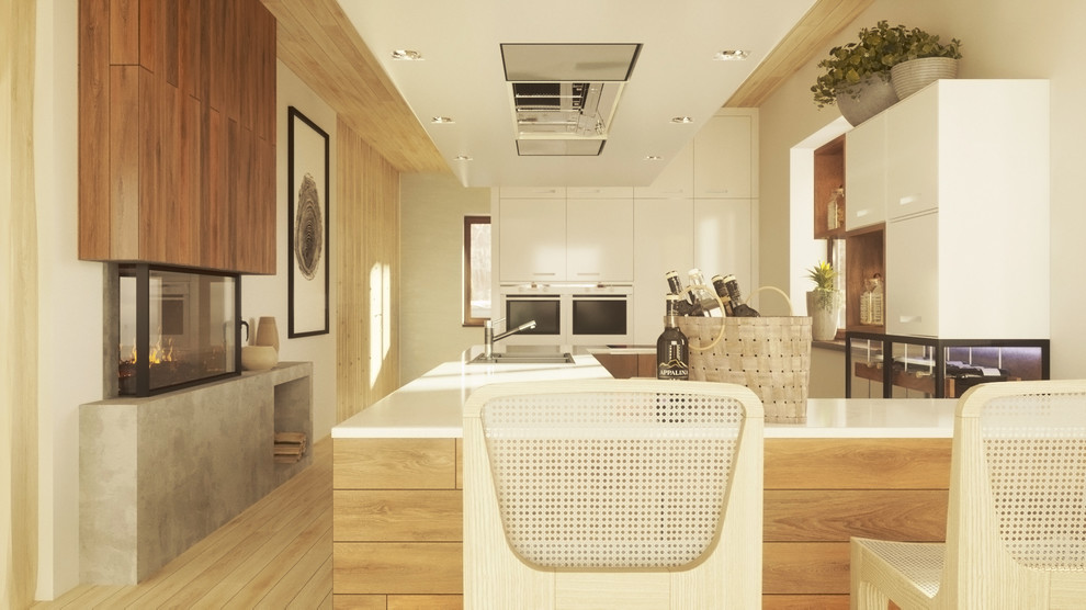 Дизайн интерьера коттеджа в Московской области