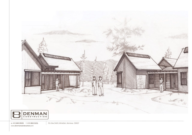 Perspective rustic-rendering