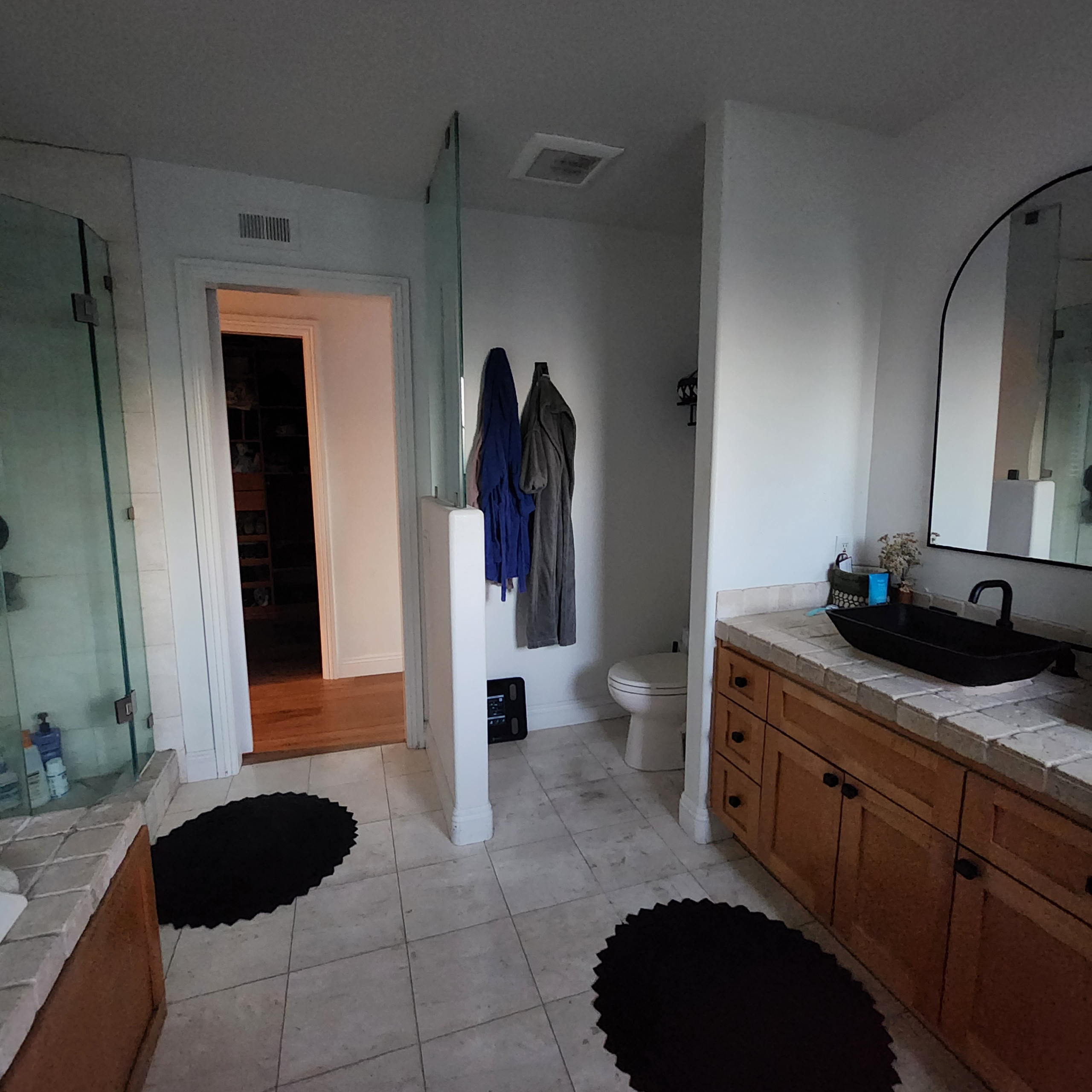 Classic Modern Rustic Primary Bathroom