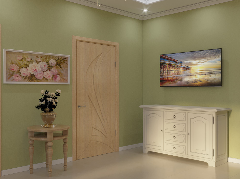 Кухня гостиная в частном доме