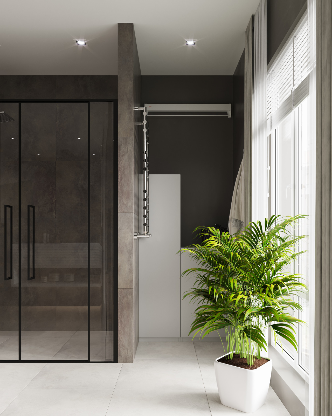 Туалетная комната из проекта "SHADES GREY"