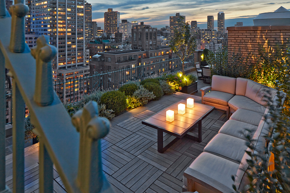 CENTRAL PARK WEST ROOFTOP Contemporary Landscape New York by Hollander Design