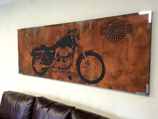Metal Effects Projects montagne-salle-de-sejour