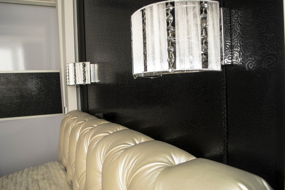 Контрастный дизайн интерьера квартиры