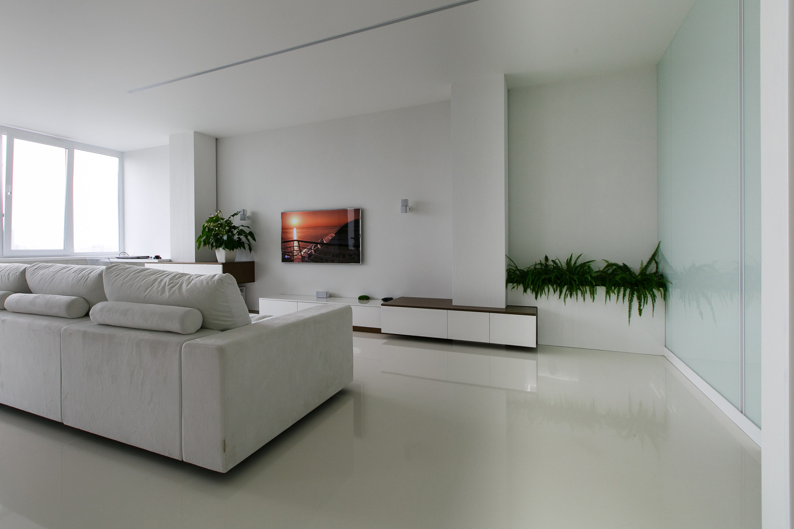 Белый интерьер