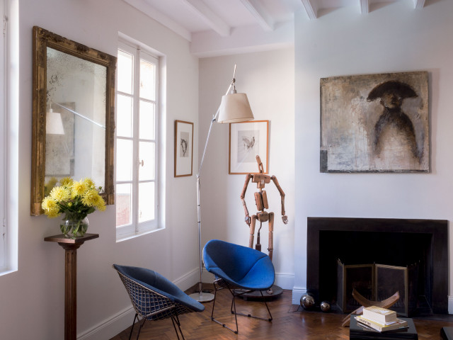 Architecture int&eacute;rieure, la maison d'un collectionneur eclectic-living-room