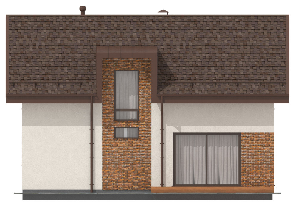 Типовой уютный дом на 125 м2