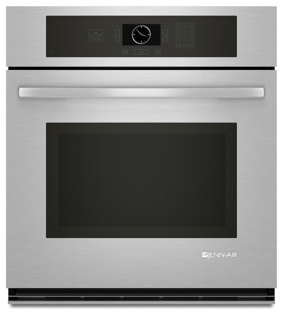 Jenn-Air 27" Single Electric Wall Oven, Stainless/blk | JJW2327WS