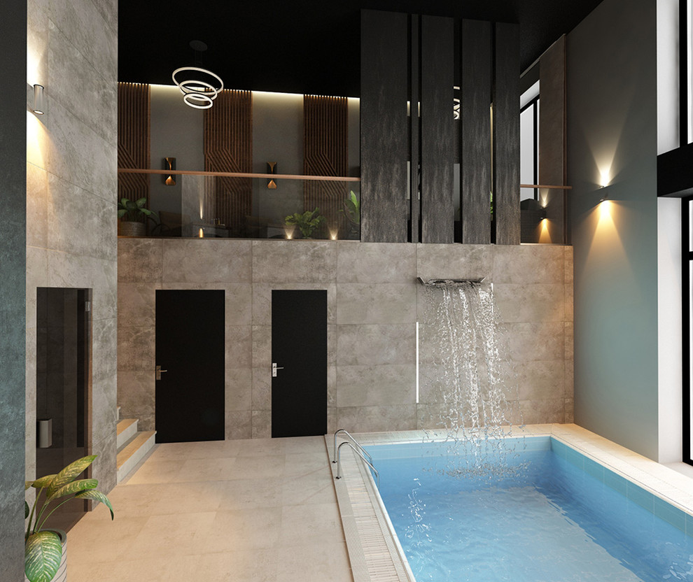 Проект зоны бассейна в частном доме