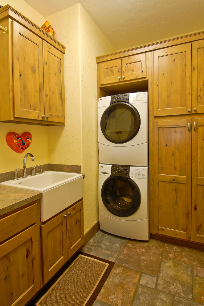 Country laundry room in Denver.