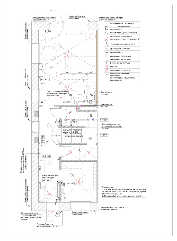 Рабочий и эскизный  проект. Таун-хауз Вяземское 156 м.кв.