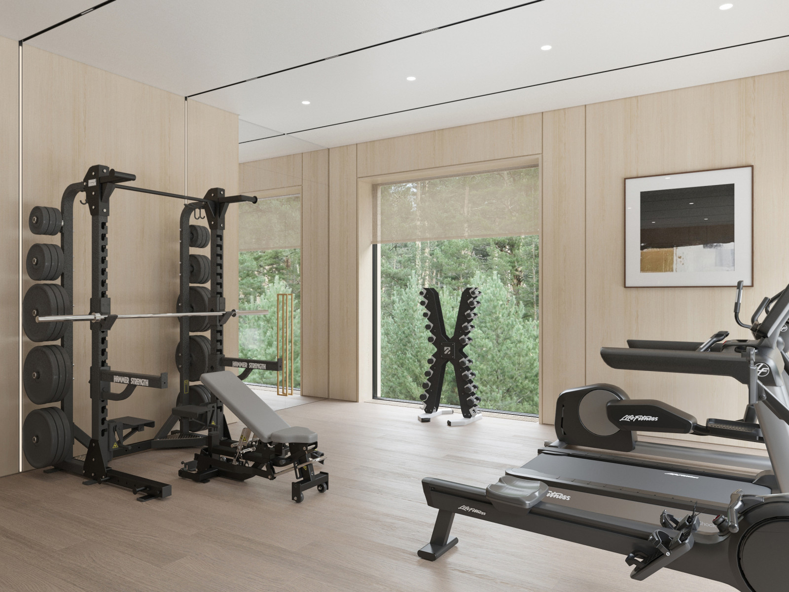 Интерьер СПА-2 в частной резиденции.