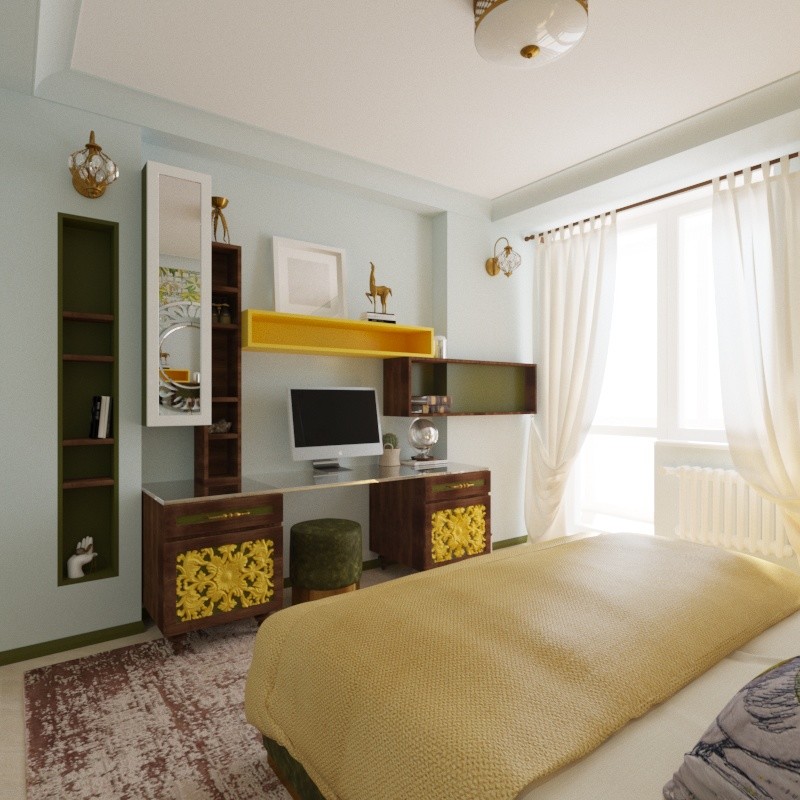 Восточная любовь по-уральски - спальня детская