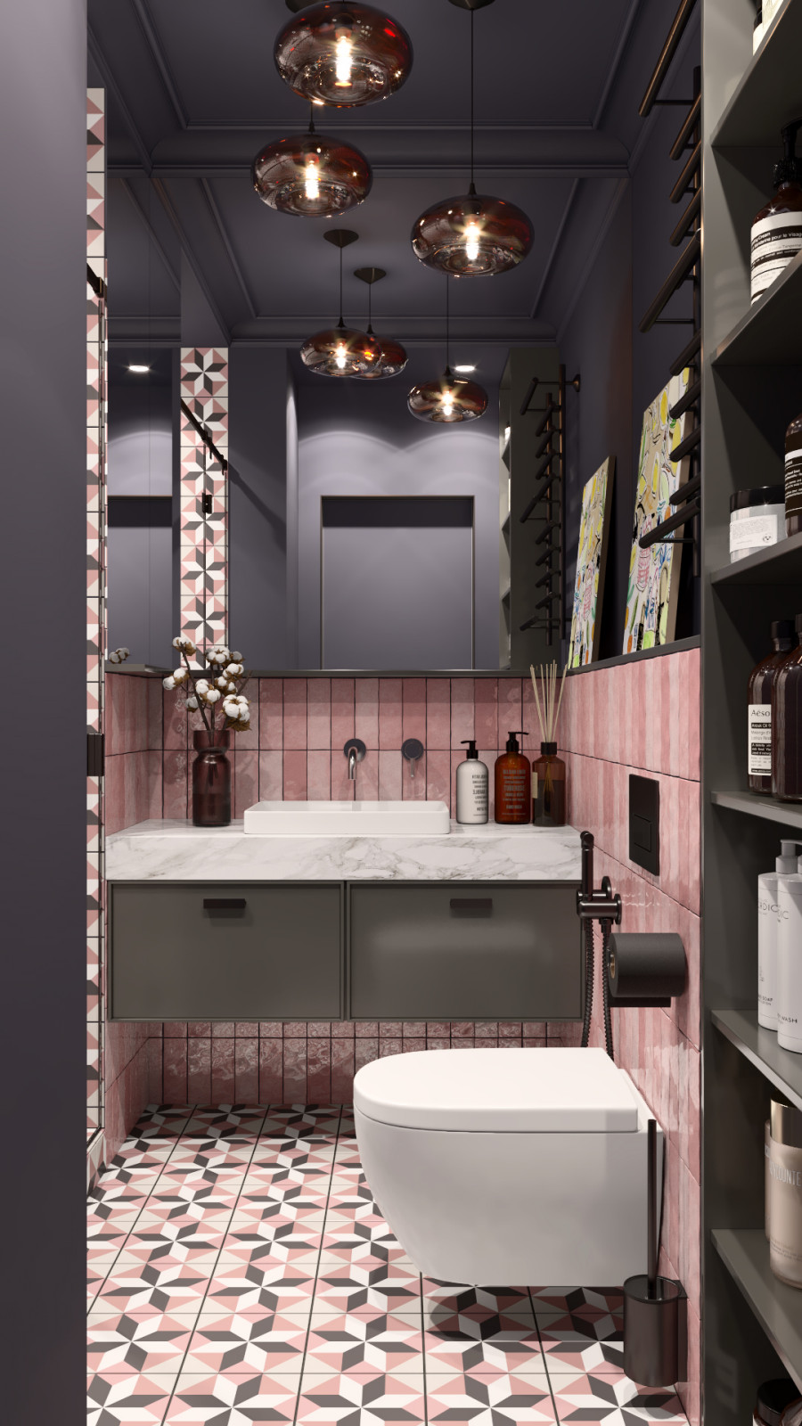 ДИЗАЙН-ПРОЕКТ МАЛЕНЬКОЙ КВАРТИРЫ В СТИЛЕ КИТЧ