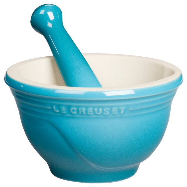 Le Creuset Mortar and Pestle Set Traditional Mortar And Pestle Sets