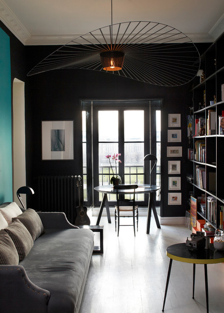 Appartement Parisien trendy-dagligstue