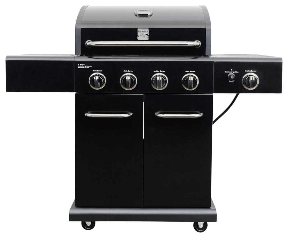 Kenmore 4 Burner with Searing Side Burner Propane Gas Grill