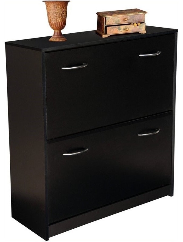 Venture Horizon Double Shoe Chest in Multiple Finishes-Cherry
