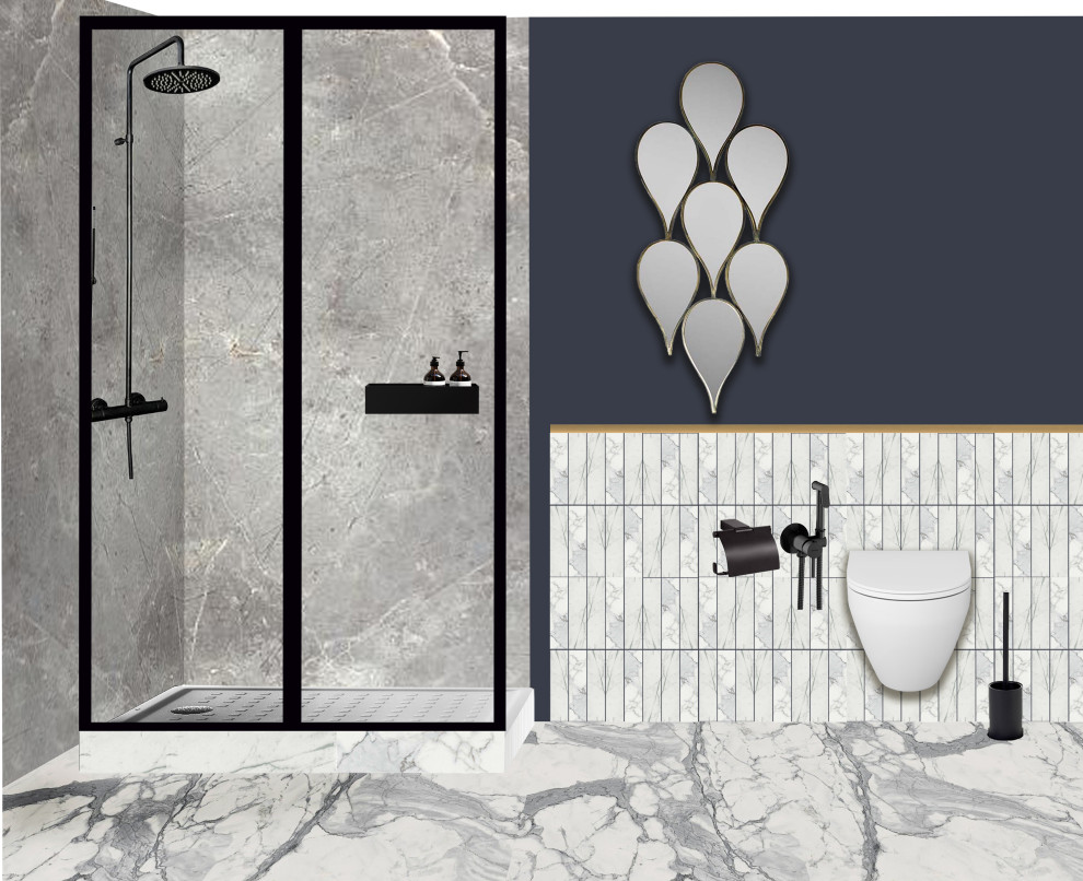 Коллажи для проекта "Вкус Инжира", квартира 144 м2