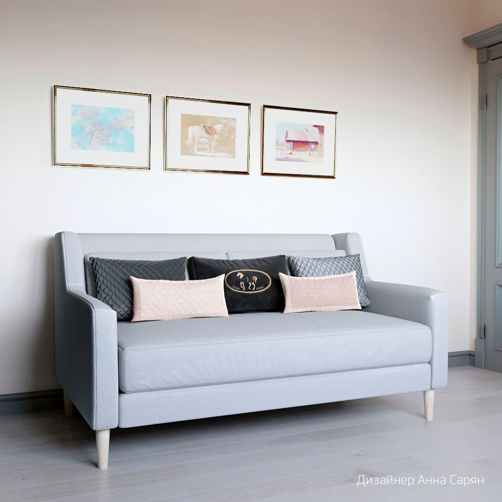 Кабинет в загородном доме в стиле неоклассика