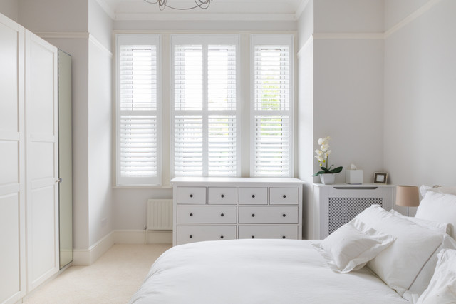 Putney flat refurbishment minimalistisch-schlafzimmer