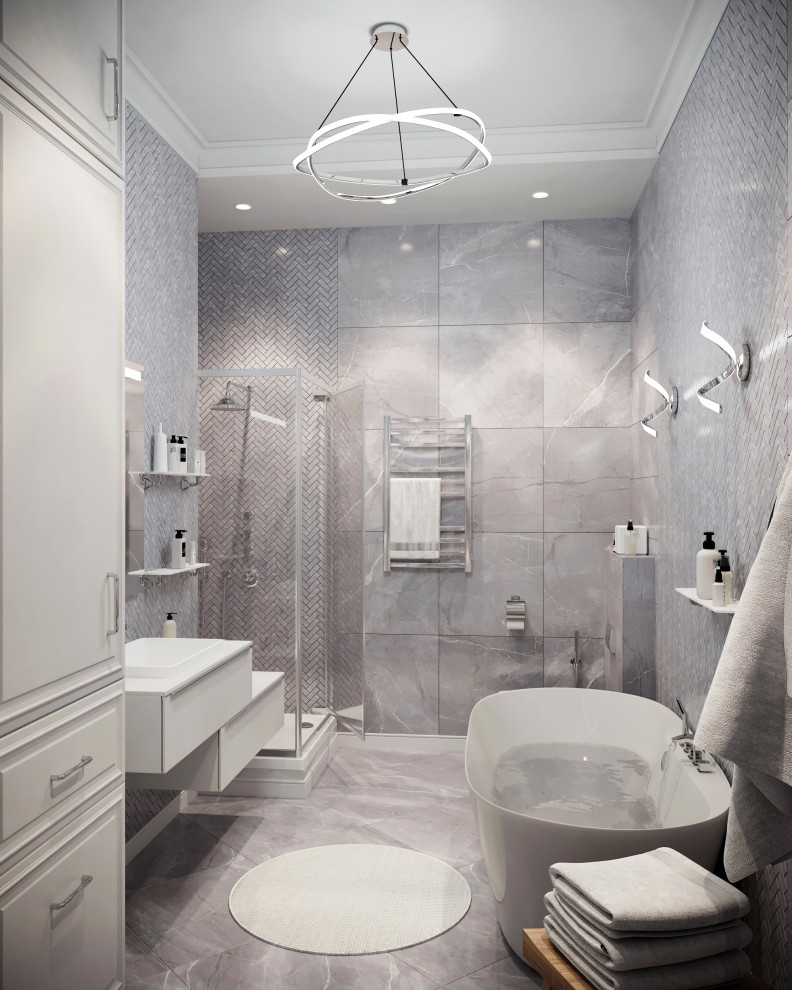 Визуализация (настройка света, материалов) квартиры в Москве.