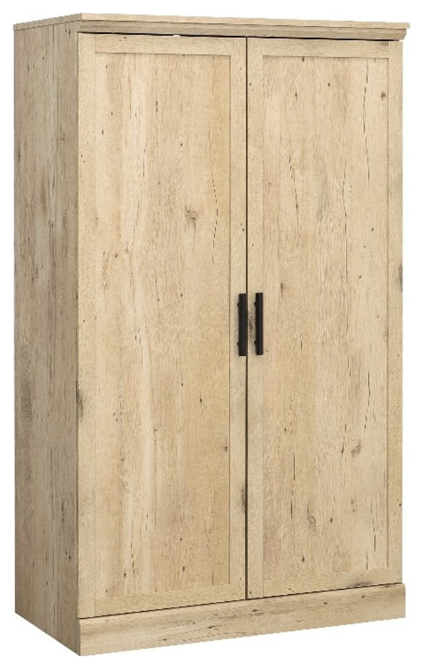 Pemberly Row Contemporary Engineered Wood Storage in Prime Oak