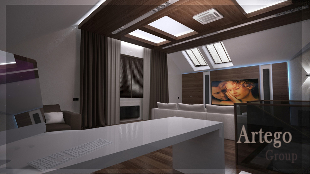 Дизайн интерьера таунхауса в КП "Новое Бакеево"