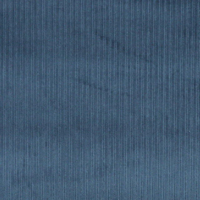 Blue Stripe Corduroy Velvet Upholstery Fabric By The Yard Blue Stripe Corduroy Velvet Upholstery Fabric By The Yard