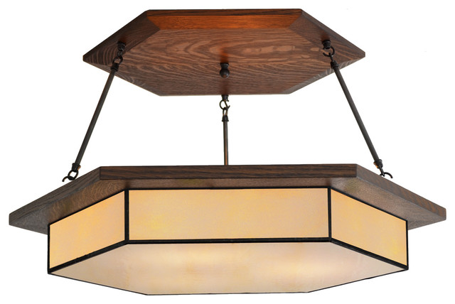 Craftsman Style Light Chandeliers By Mission Studio
