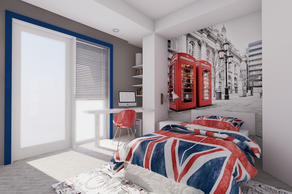 Интерьер комнаты для мальчика подростка в Лазурной долине