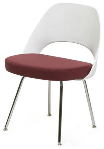 Saarinen Executive Side Chair with Plastic Back