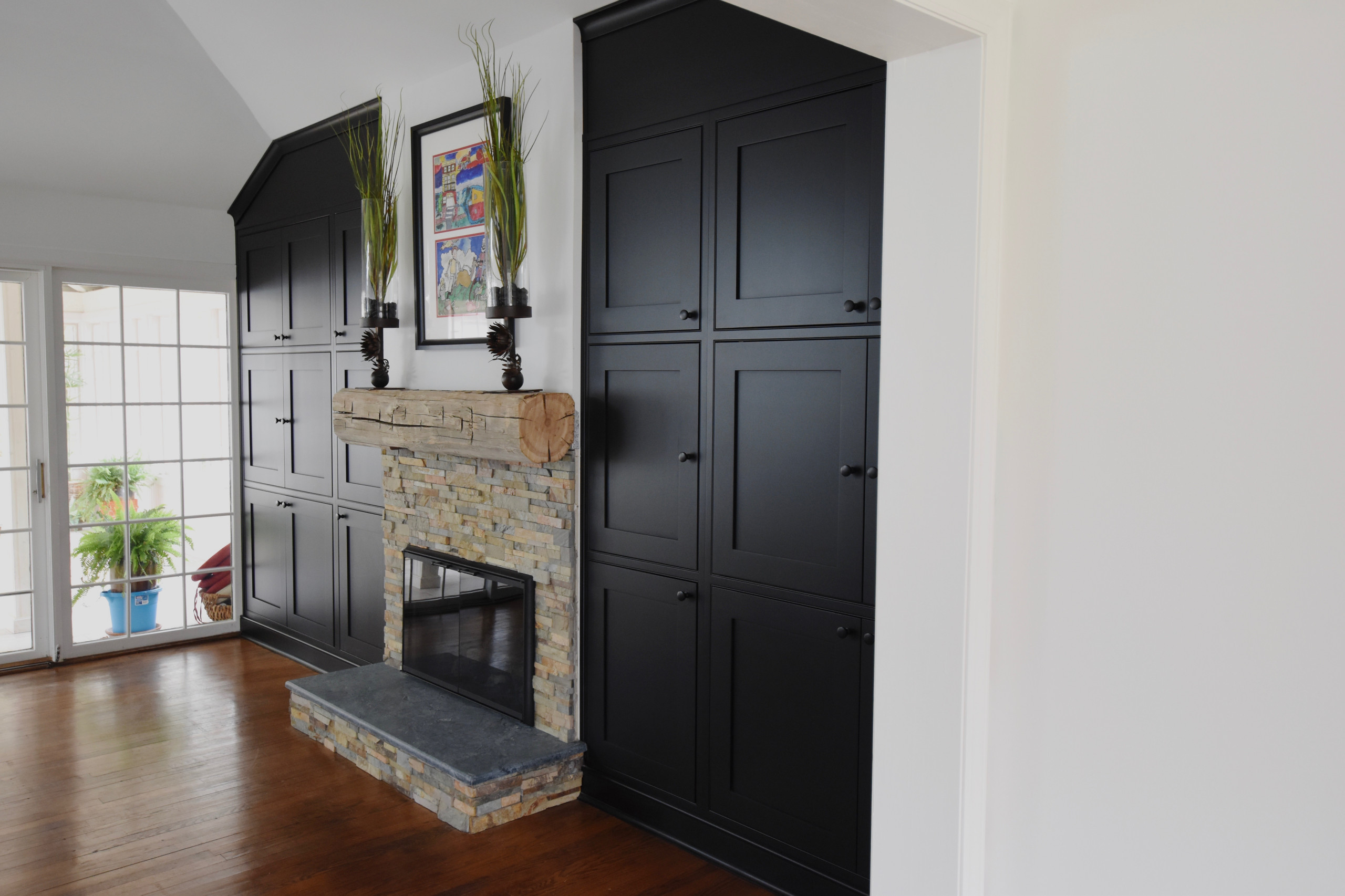 New Kitchen, Rock Fireplaces, Lighting, Master Bathroom & Cabinetry