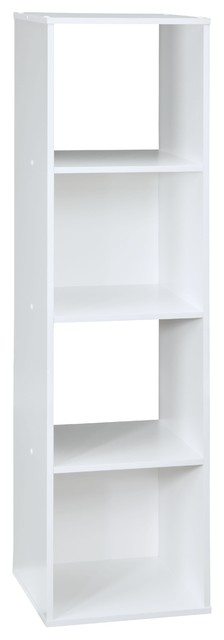 Cubeicals Shelving Unit, White, 4 Cubes