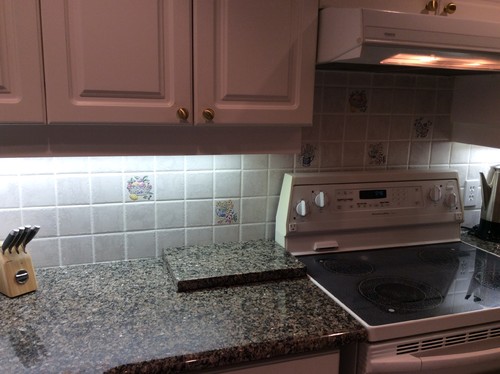 Can you paint a backsplash