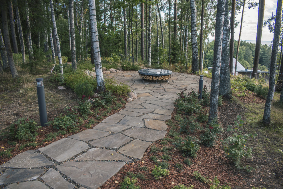 Зона отдыха с видом на Финский залив