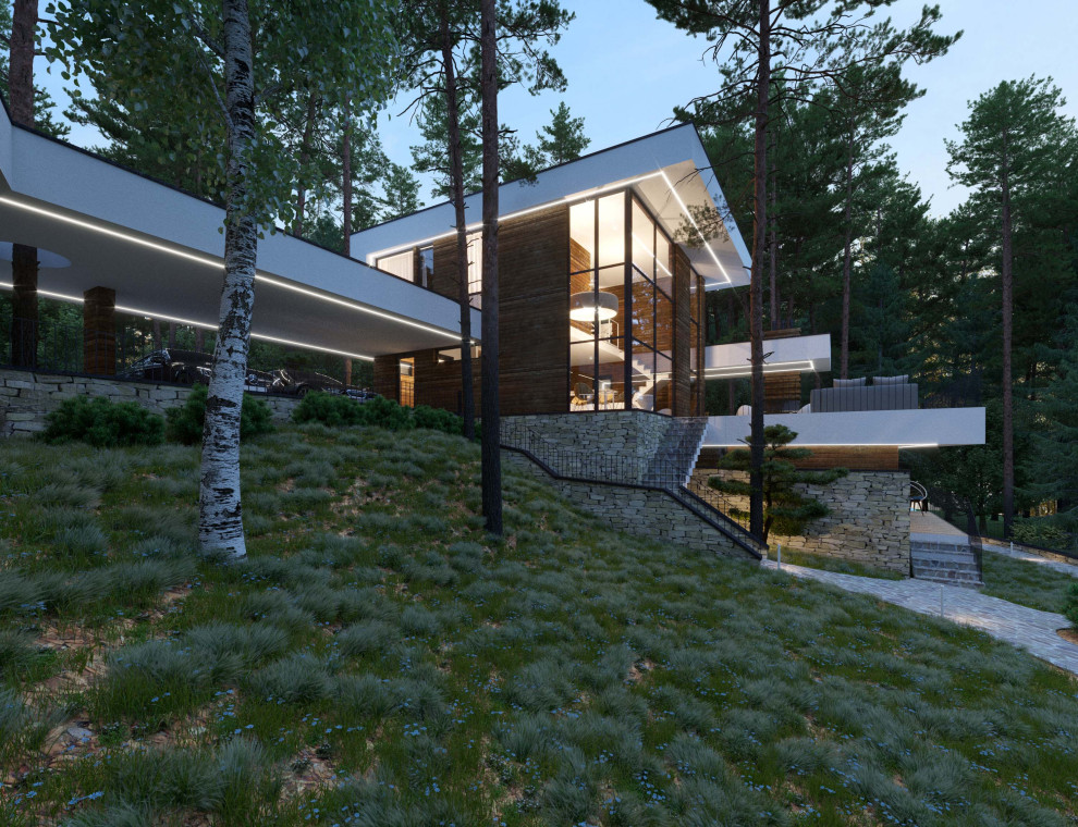 Проект дома в пос. «Зеленая роща» Ленинградской области