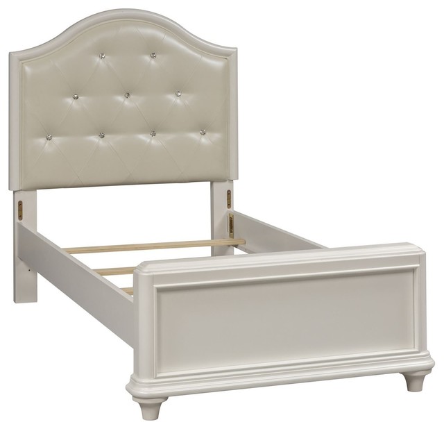 Liberty Furniture Stardust Youth Twin Panel Bed, Full Traditional Kids Beds by Unlimited