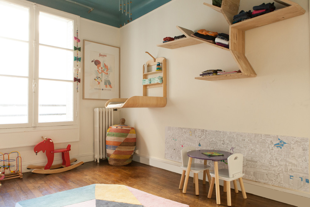 Design ideas for an eclectic kids' room in Paris.