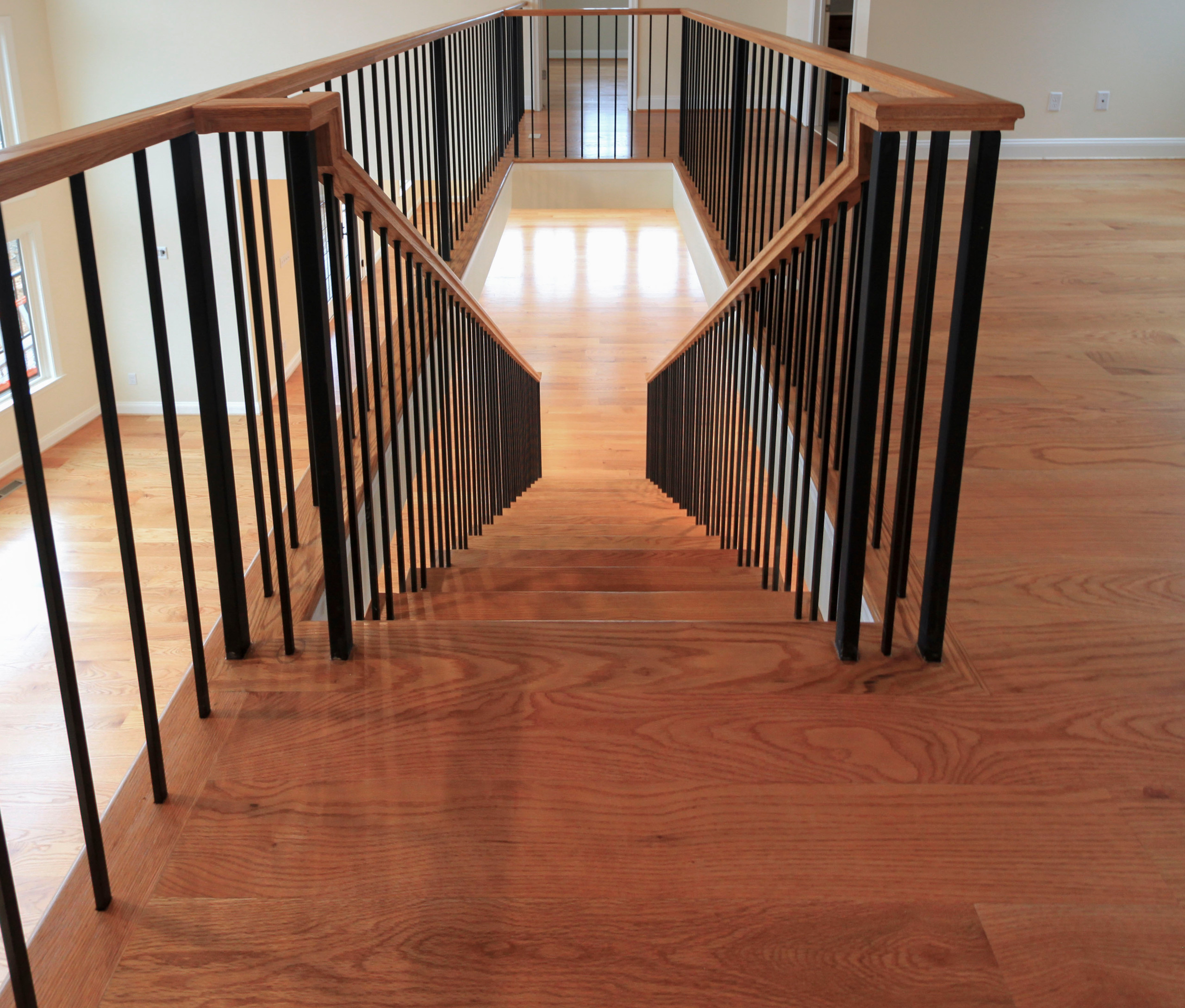 97_Airy Straight-Floating Staircase in Transitional-Mountain Home, Luray, VA 228