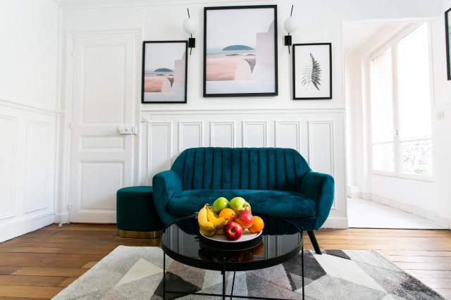 UpperKey Rue de S&egrave;vres modern-vardagsrum