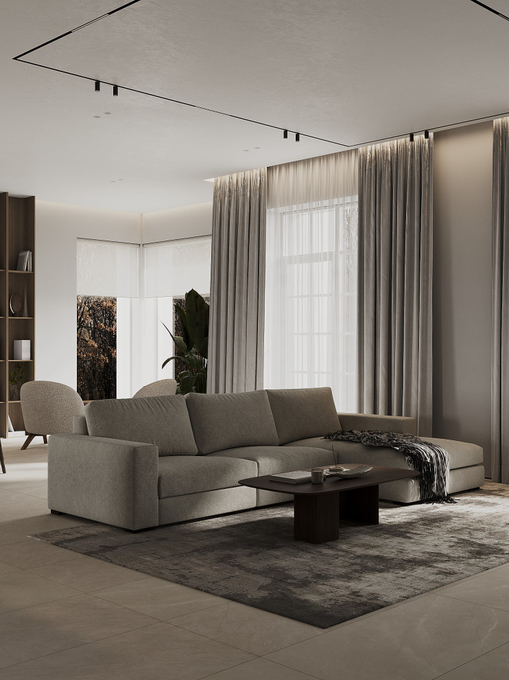 Проект интерьера для дома в коттеджном поселке "Ингардия"