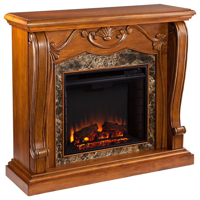 Eugene Electric Fireplace Traditional Indoor Fireplaces By Sei Eugene Electric Fireplace