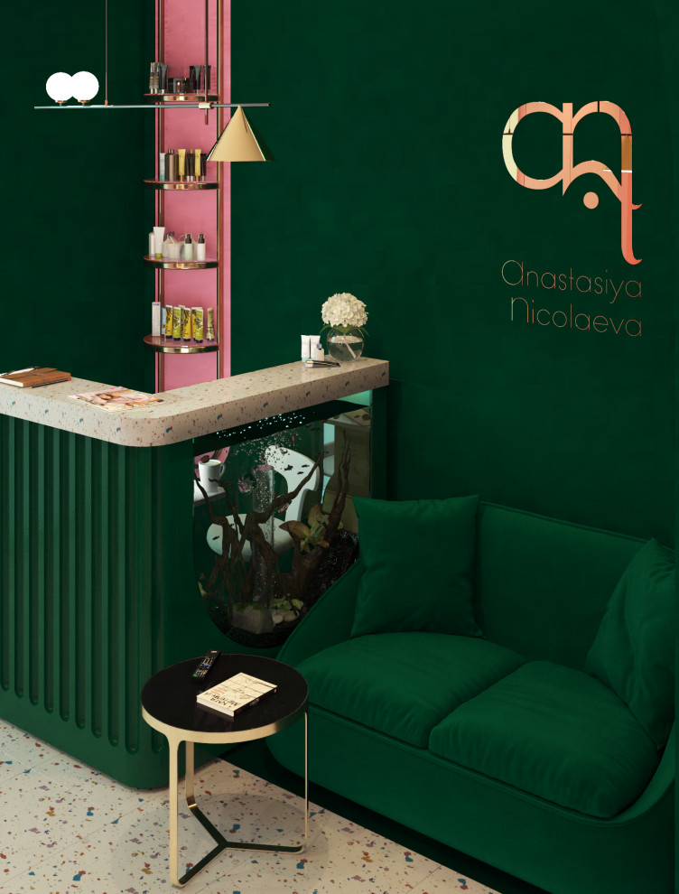 Дизайн интерьера салона перманентного макияжа в центре СПБ