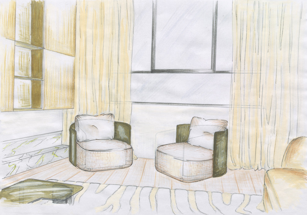 Secret Place. Эскизный проект (ручная подача)