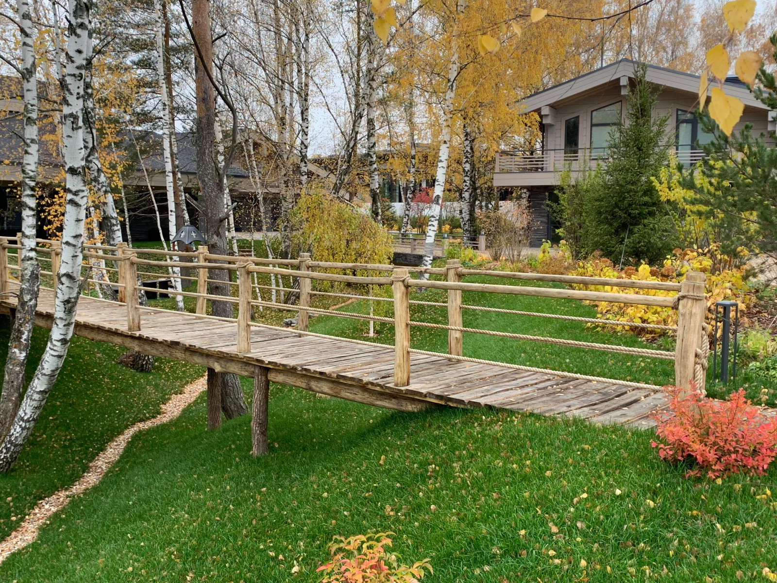 Проект сада с водоемом