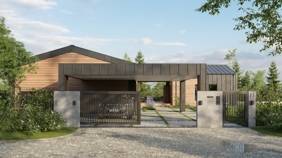 Дом в стиле Barn House